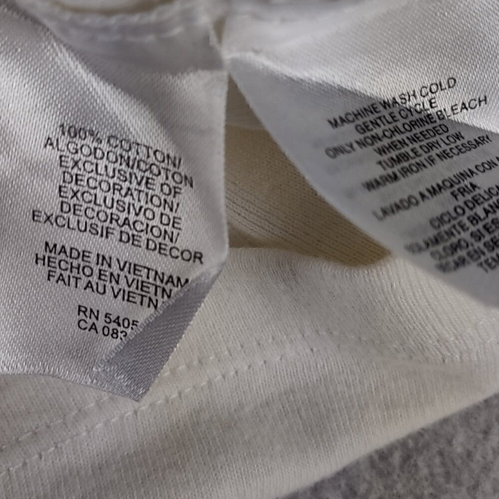 Jones New York Signature Woman White 100% Cotton V-Neck Light Weight Top Size 1X - Picture 10 of 10